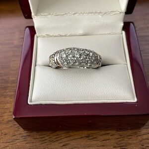 Premier jewelry rhinestone ring, size 5